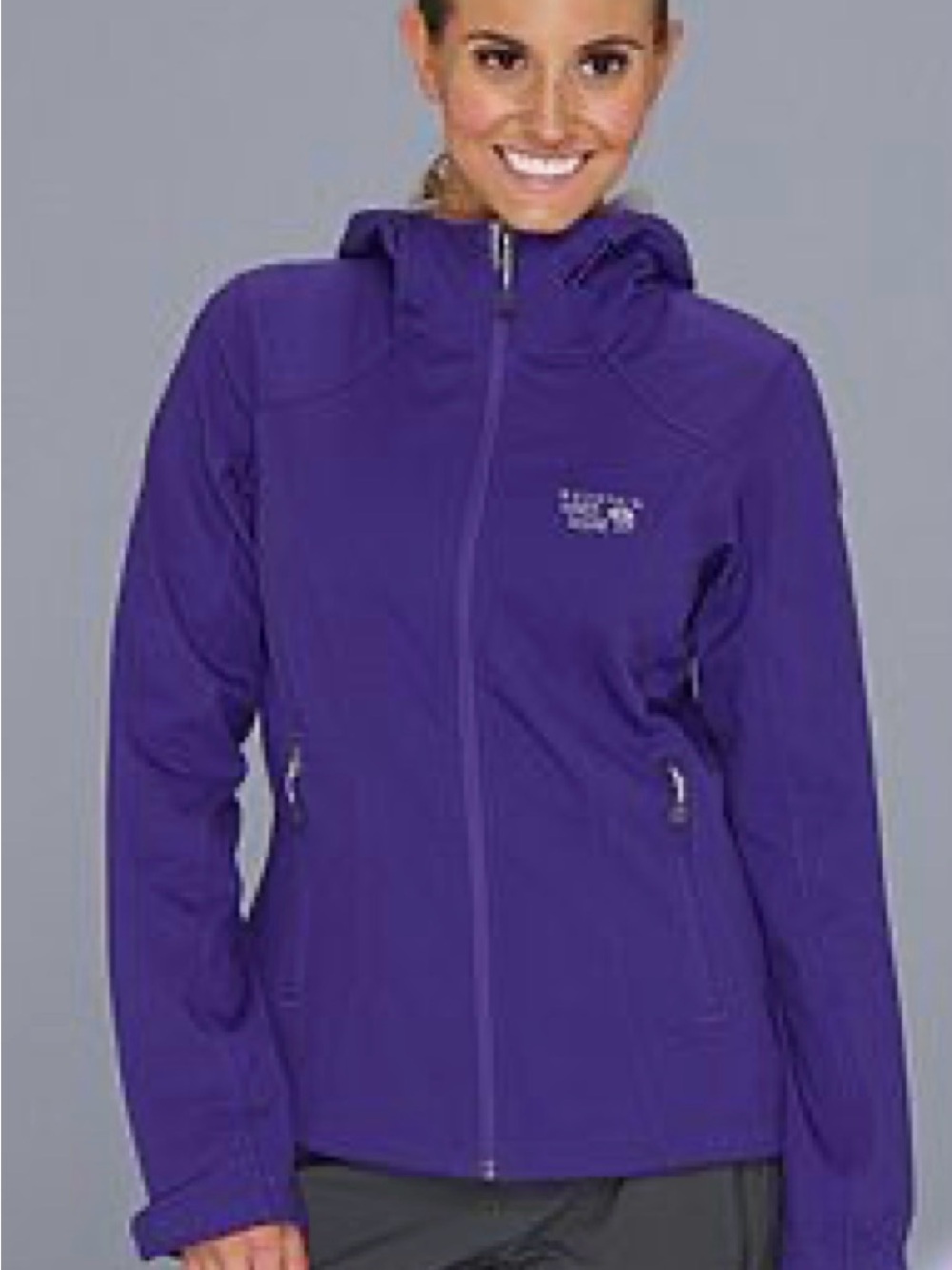 Mountain Hardwear Principia Softshell Jacket S purple gorpcore water resistant